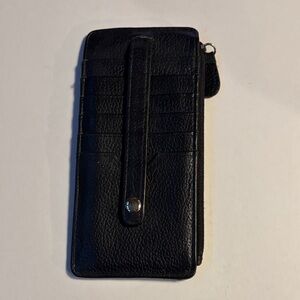 Sleek Black Leather Wallet
